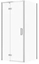 Attēls no SET B850 KABINA LARGA ZAWIAS LEWA CHROM 80X80X195SZK TRANS WIR