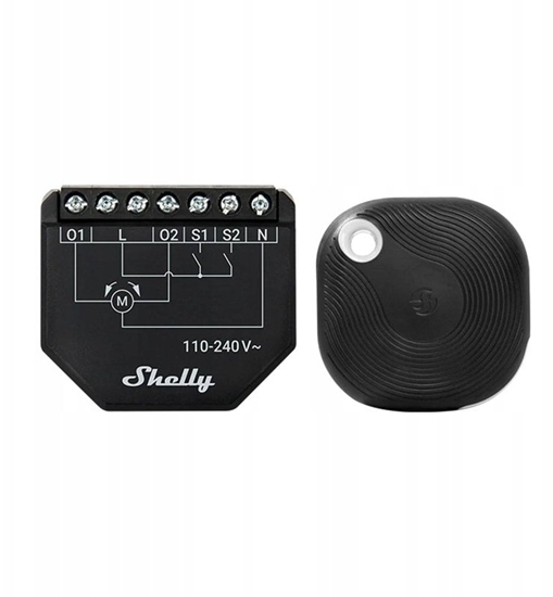 Picture of Shelly WiFi Shutter + BLU Button Tough 1 blinds/curtains controller