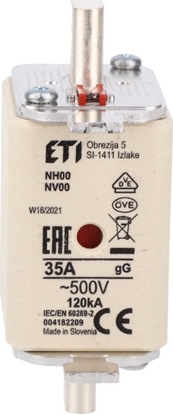 Изображение Shumee Wkadka bezpiecznikowa NH00 gG 35A/500V 004182209