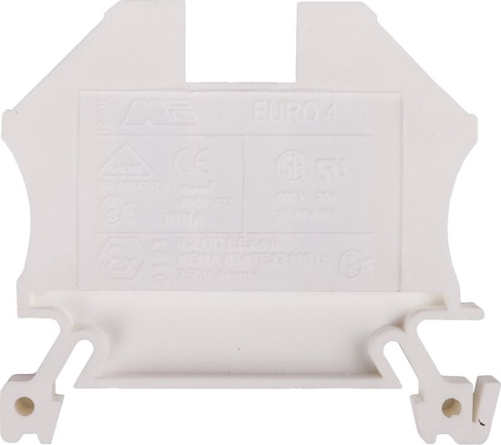 Picture of Shumee Zczka szynowa 2-przewodowa 4mm2 biaa EURO 43409WT