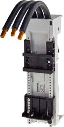 Attēls no Siemens Adapter uniwersalny S2 do 80A wys. 200 mm szer. 54 mm z przewodem zasilajcym d. 150 mm 8US1261-5MS13
