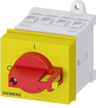 Picture of Siemens cznik krzywkowy 0-1 3P 16A na szyn óto/czerwony IP44 (3LD2030-0TK13)