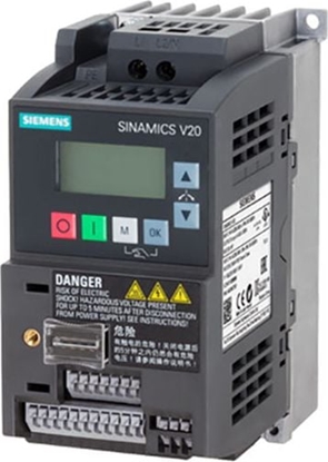 Picture of Siemens Falownik Uwe=220-240V, Uwy=3x230V/4,2A 0,55kW Sinamics (6SL3210-5BB17-5UV1)