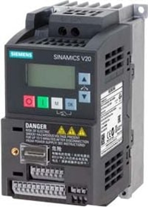 Picture of Siemens Falownik Uwe=230V Uwy=3x230V 0,55kW Sinamics V20 (6SL3210-5BB15-5UV1)