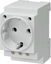 Attēls no Siemens Gniazdo moduowe 2P+Z 16A 230V Schuko na szyn (5TE6800)
