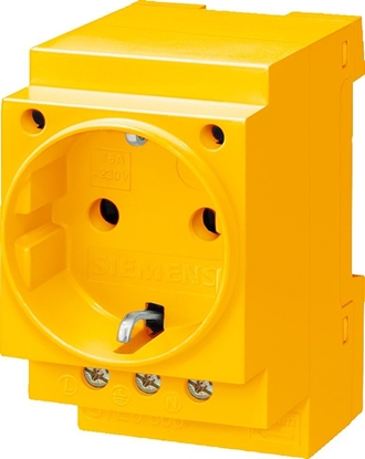 Picture of Siemens Gniazdo moduowe 2P+Z 16A 230V Schuko na szyn óte 5TE6810