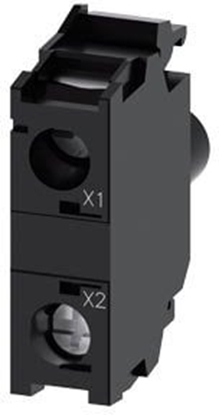 Picture of Siemens Oprawka blok LED biay 6-24V AC-DC monta czoowy przycze rubowe SIRIUS ACT 3SU1401-1BG60-1AA0