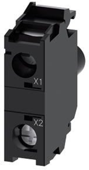 Picture of Siemens Oprawka blok LED biay 6-24V AC-DC monta czoowy przycze rubowe SIRIUS ACT 3SU1401-1BG60-1AA0