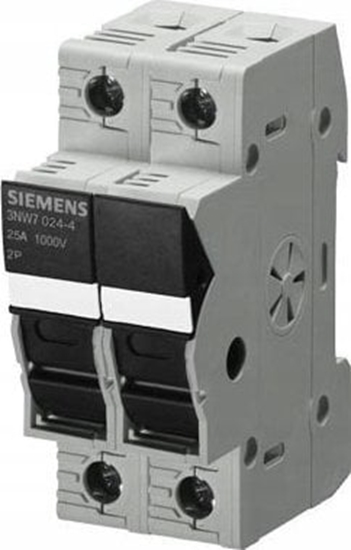 Picture of Siemens Podstawa bezpiecznikowa do wk. cylidrycznych 10x38 1000V 25A 2-Bieg. PV 3NW7023-4