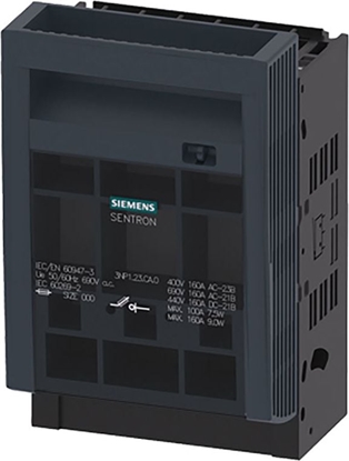 Attēls no Siemens Rozcznik bezpiecznikowy 3P 160A NH000 (3NP1123-1CA20)