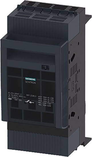 Picture of Siemens Rozcznik bezpiecznikowy 3P 160A NH000 do montau na szynach 60mm (3NP1123-1BC20)