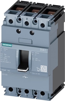 Attēls no Siemens Rozcznik mocy 3P 100A przycza rubowe 3VA1110-1AA32-0AA0