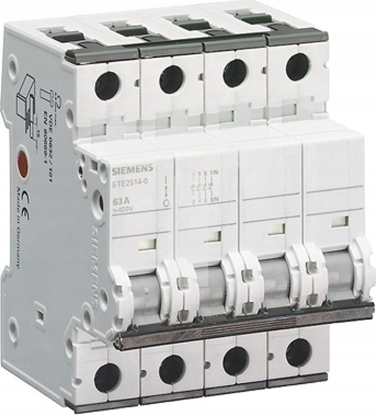 Attēls no Siemens Rozcznik moduowy 63A 3P+ N 400V moliwy wyzwalacz 5TE2514-0