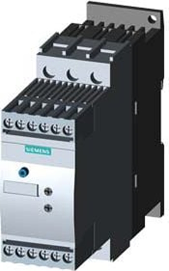 Picture of Siemens Softstart 3-fazowy 200-480VAC 32A 15kW/400V Uc=24V AC/DC S0 (3RW3027-1BB04)