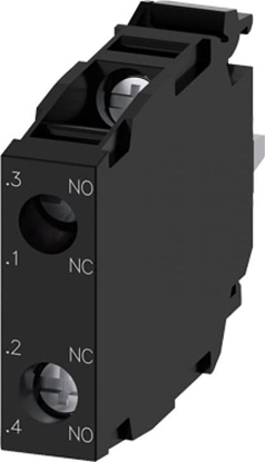 Attēls no Siemens Styk pomocniczny 1Z 1R monta czoowy 22-30mm 3SU1400-1AA10-1FA0