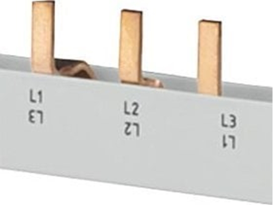 Picture of Siemens Szyna czeniowa 3P 10 mm2 sztyftowa 57 moduowa (19x3P) do cicia (bez zalepek w komplecie) 5ST3740