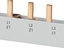 Attēls no Siemens Szyna czeniowa 3P 10 mm2 sztyftowa 57 moduowa (19x3P) do cicia (bez zalepek w komplecie) 5ST3740