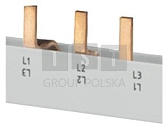 Picture of Siemens Szyna czeniowa 3P 10mm2 sztyftowa 12 moduowa (4x3P) pena izolacja 5ST3615