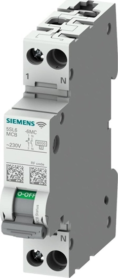 Picture of Siemens Wycznik nadmiarowoprdowy z pomiarem i komunikacj SENTRONcom WIFI AC 230V 6KA 1+N charakterystyka B 16A TRMS