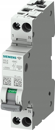 Attēls no Siemens Wycznik nadmiarowoprdowy z pomiarem i komunikacj SENTRONcom WIFI AC 230V 6KA 1+N charakterystyka B 32A TRMS