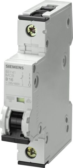 Picture of Siemens Wycznik nadpradowy 1P B 4A 6kA 230/400V (5SY6104-6)