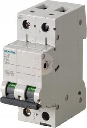 Attēls no Siemens Wycznik nadprdowy 1+N C 25A 6kA AC 5SL6525-7