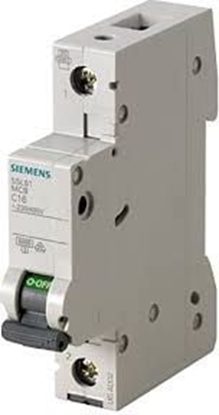 Attēls no Siemens Wycznik nadprdowy 1P B 6A 6kA (5SL61066)