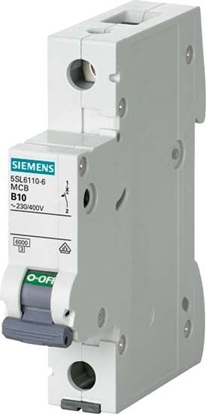 Attēls no Siemens Wycznik nadprdowy 1P C 13A 6kA AC (5SL6113-7)