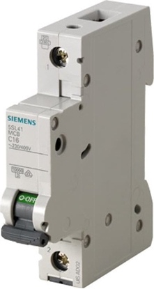 Attēls no Siemens Wycznik nadprdowy 1P C 6A 10kA AC 5SL4106-7