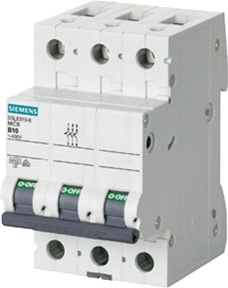 Attēls no Siemens Wycznik nadprdowy 3P B 16A 6kA (5SL6316-6)