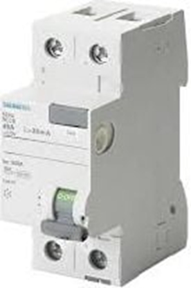 Attēls no Siemens Wycznik rónicowoprdowy 2P 25A 0,03A typ AC (5SV4312-0)