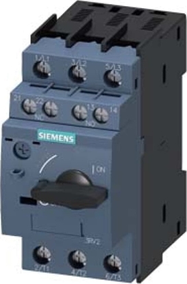 Attēls no Siemens Wycznik S0 do ochrony silnika class 10 wyzwalacz termiczny 27...32A wyzwalacz zwarciowy 400A 3RV2021-4EA15