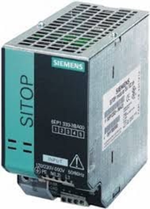 Attēls no Siemens Zasilacz stabilizowany SITOP PSU200M 5A 120/230-500V AC 24V DC (6EP1333-3BA10)
