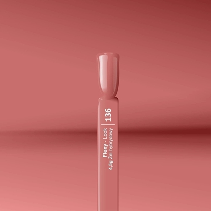 Изображение SILACRE_Flexy Hybrid Gel lakier hybrydowy do paznokci 136 Zgaszony Ró 4,5ml