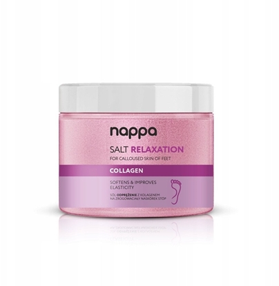 Attēls no SILACRE_Nappa Salt Bath odprajca sól lawendowa na zrogowaciay naskórek stóp 400g