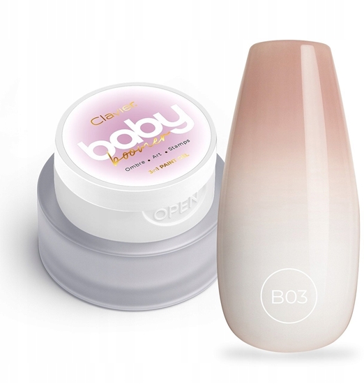 Picture of Silcare CLAVIER_Baby Boomer budujcy el 3w1 B03 Brulee 3g