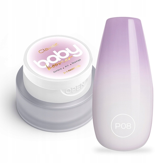 Picture of Silcare CLAVIER_Baby Boomer budujcy el 3w1 Lavendelle 3g