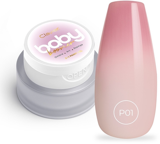 Picture of Silcare CLAVIER_Baby Boomer budujcy el 3w1 P01 Roselle 3g