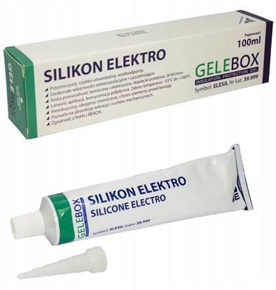 Изображение Silikon Elektro ELESIL 20kV/mm przezroczysty 100ml GELEBOX