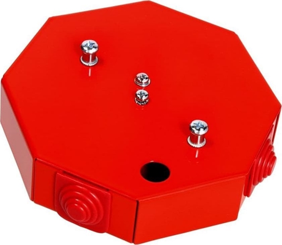 Изображение Simet Puszka przeciwpoarowa PIP-1AN R3x2x4 omioktna, E90, rozgana, wymiary 115x28x123mm, czerwony 84621616