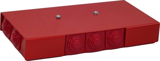 Изображение Simet Puszka przeciwpoarowa PIP-2AN R3x3x4 prostoktna, E90, rozgana, wymiary 103x30x197mm, czerwony 84622656