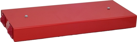 Picture of Simet Puszka przeciwpoarowa PIP-7A P10x2x4 prostoktna, E90, przelotowa, wymiary 114x30x286mm, czerwony 84627616