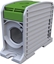 Attēls no Simet Zczka szynowa gwintowa Al/Cu STB 300 (87910) SIMBLOCK zielony 81301005
