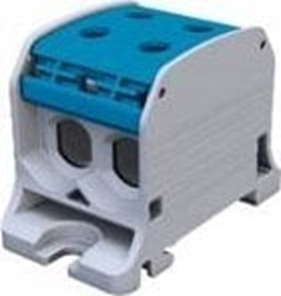 Picture of Simet Zczka szynowa gwintowa Al/Cu STB 50-2 (87320) SIMBLOCK niebieski 81002003