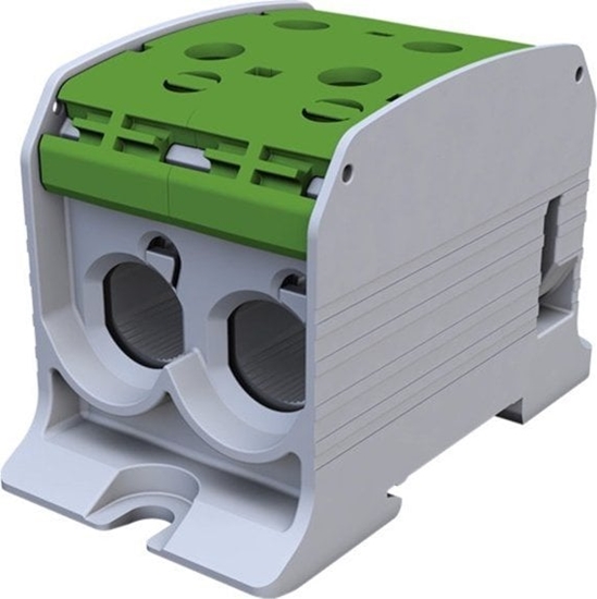 Picture of Simet Zczka szynowa gwintowa Al/Cu STB 95-2 (87520) SIMBLOCK zielony 81102005