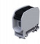 Picture of Simet Zczka szynowa gwintowany 16mm Al/Cu STB 16 (87110) SIMBLOCK czarny 81000007