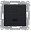 Attēls no Simon 54 adowarka USB C+A (modu), 30 W, 230V czarny DEC2CAQ.01/49
