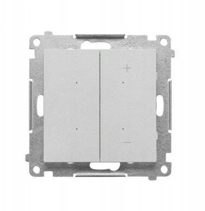 Изображение Simon 55 ciemniacz do LED ciemnialnych, klawiszowy (modu) Aluminium mat TESL1.01/143