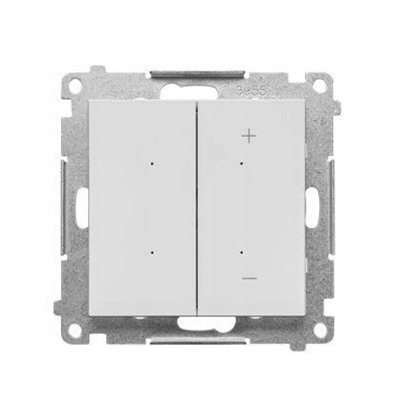Изображение Simon 55 ciemniacz do LED ciemnialnych, klawiszowy (modu) Jasnoszary mat TESL1.01/114