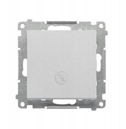 Изображение Simon 55 cznik schodowy z podwietleniem LED podw. jak w czniku pojedynczym (modu) szybkozcza Aluminium mat TW6L.01/143